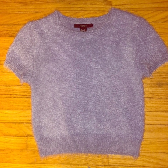 Forever 21 Sweaters - fuzzy cropped top